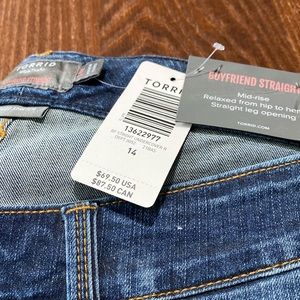 Torrid boyfriend straight jeans
